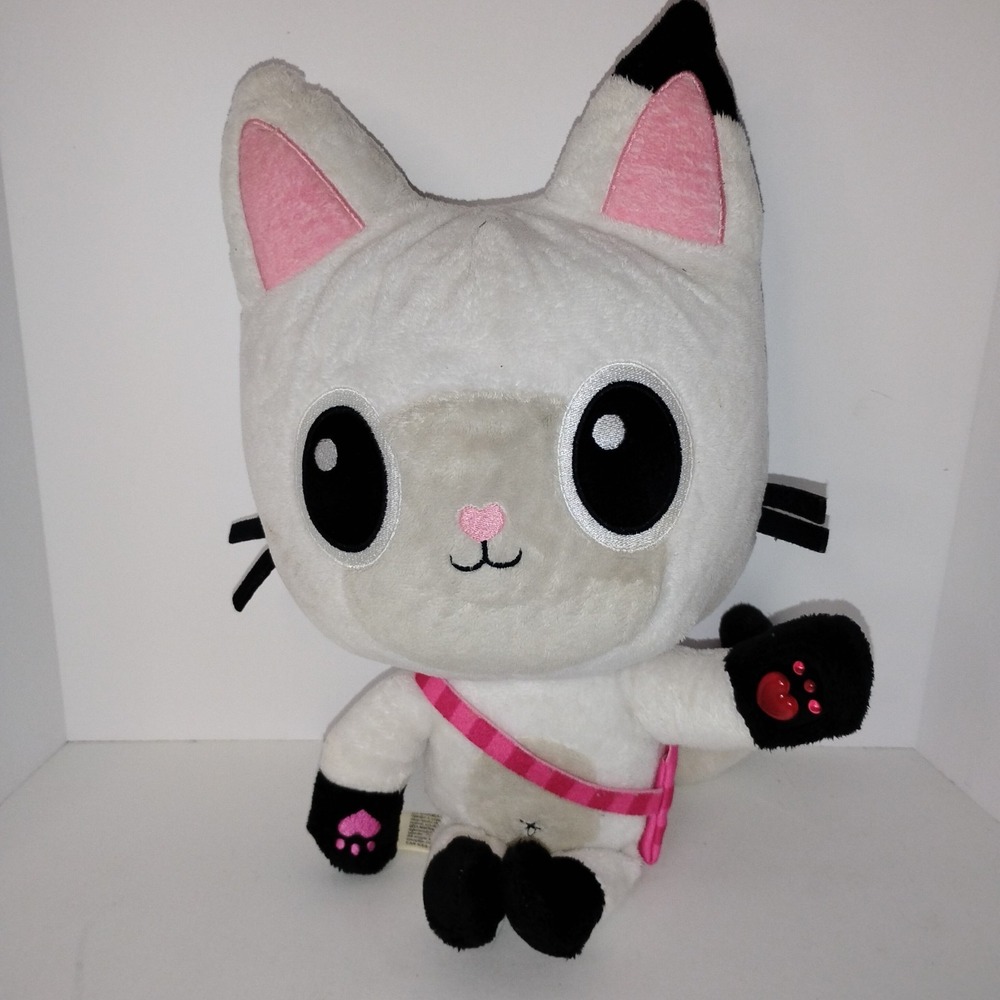 Gabby's Dollhouse  Pandy Paws Kitty Cat Plush Doll Sound Works